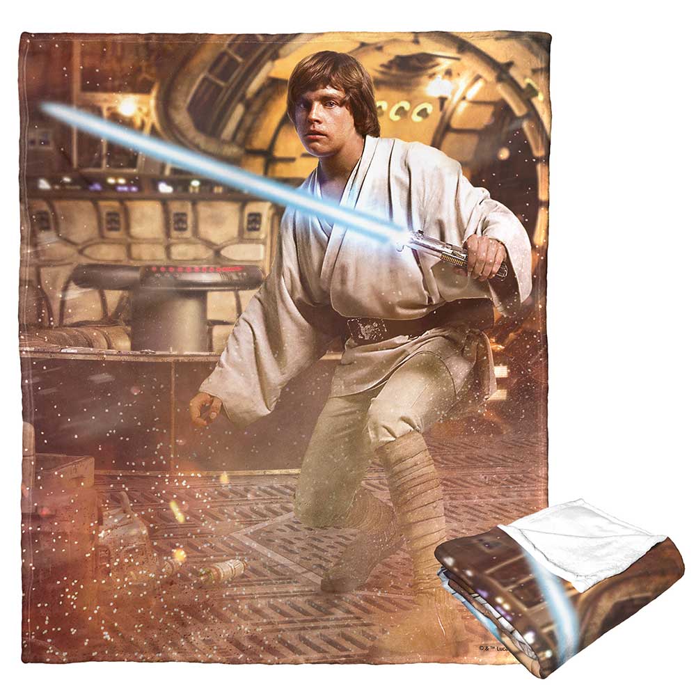 Disney Star Wars Jedi Master Silk Touch Throw Blanket 50x60 Inches