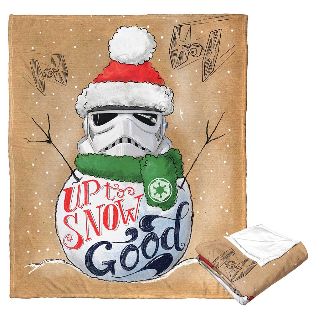 Disney Star Wars Snow Good Silk Touch Throw Blanket 50x60 Inches