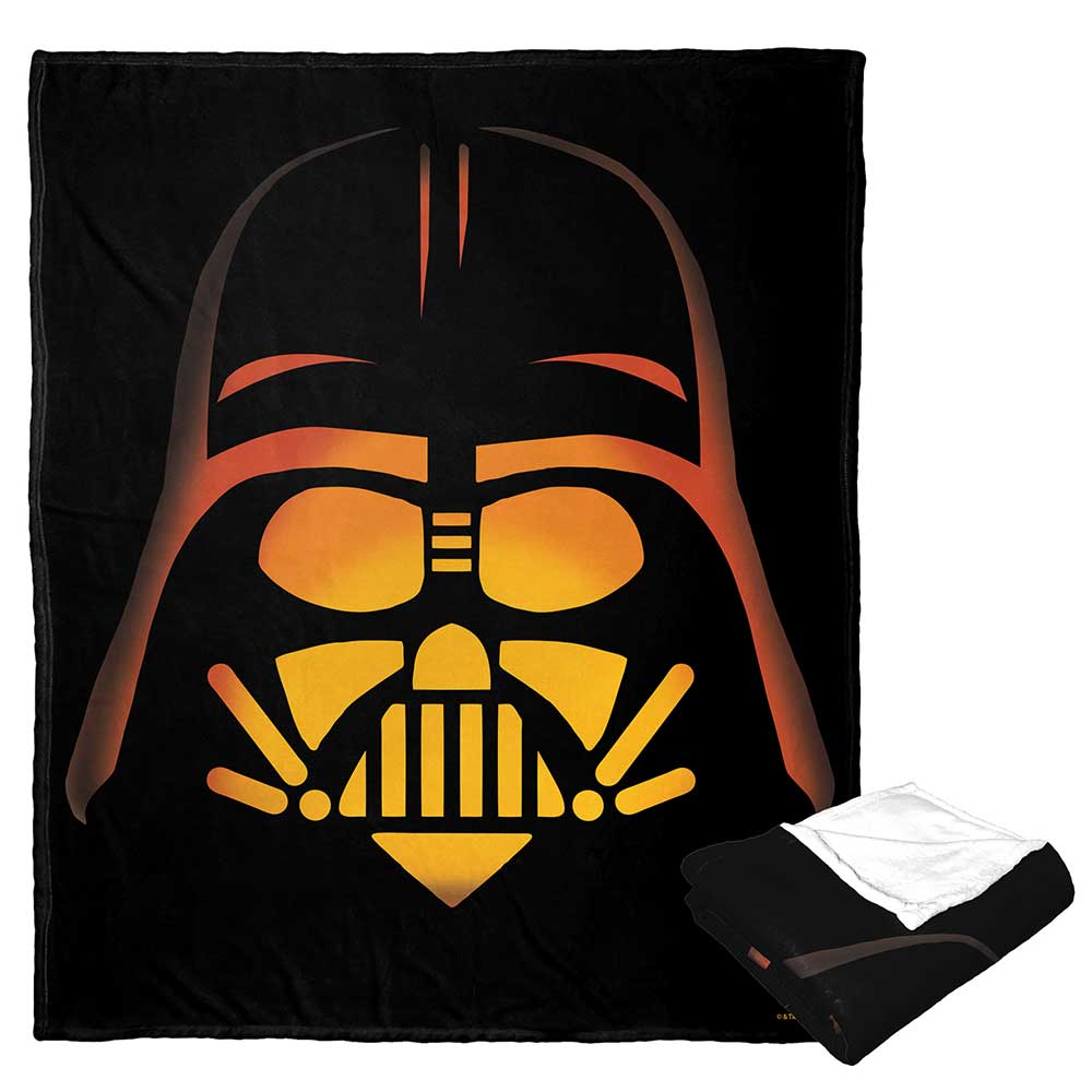 Disney Star Wars Vader Jack O' Lantern Silk Touch Throw Blanket 50x60 Inches