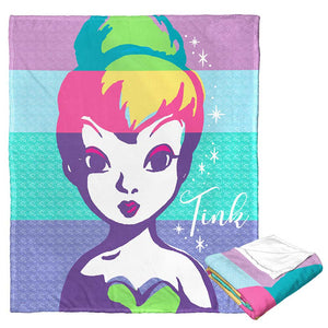 Disney Tinkerbell Rainbow Tink Silk Touch Throw Blanket 50x60 Inches