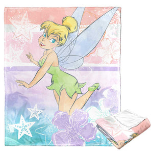 Disney Tinkerbell Seashore Tink Silk Touch Throw Blanket 50x60 Inches