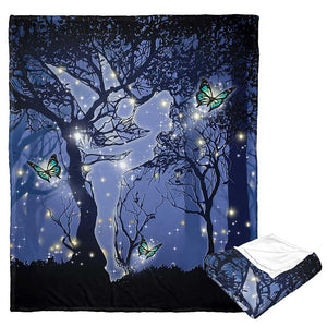 Disney Tinkerbell Sprite Light Silk Touch Throw Blanket 50x60 Inches