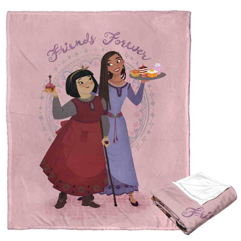 Disney Wish Friends Forever Silk Touch Throw Blanket 50x60 Inches