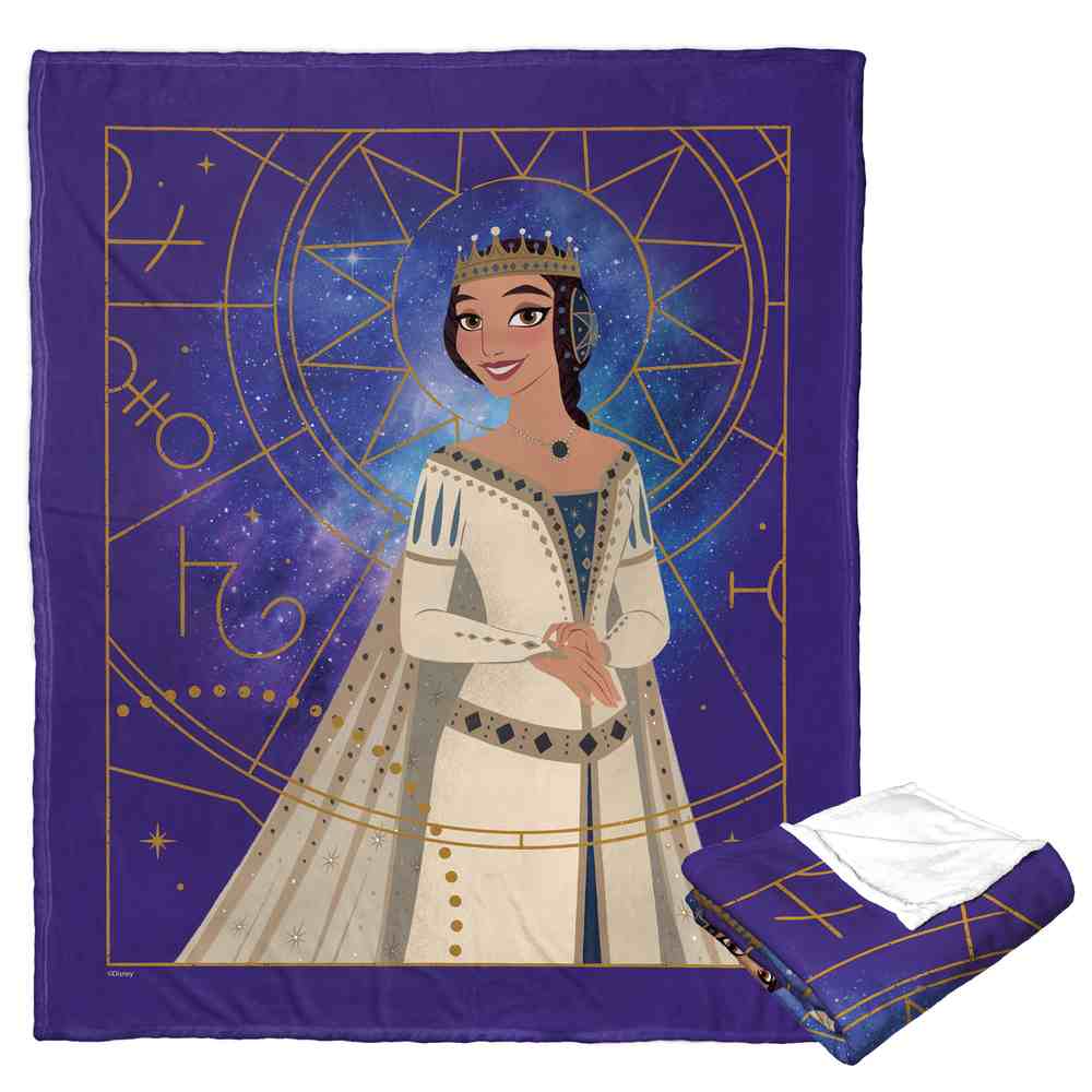 Disney Wish Queen Amaya Silk Touch Throw Blanket 50x60 Inches