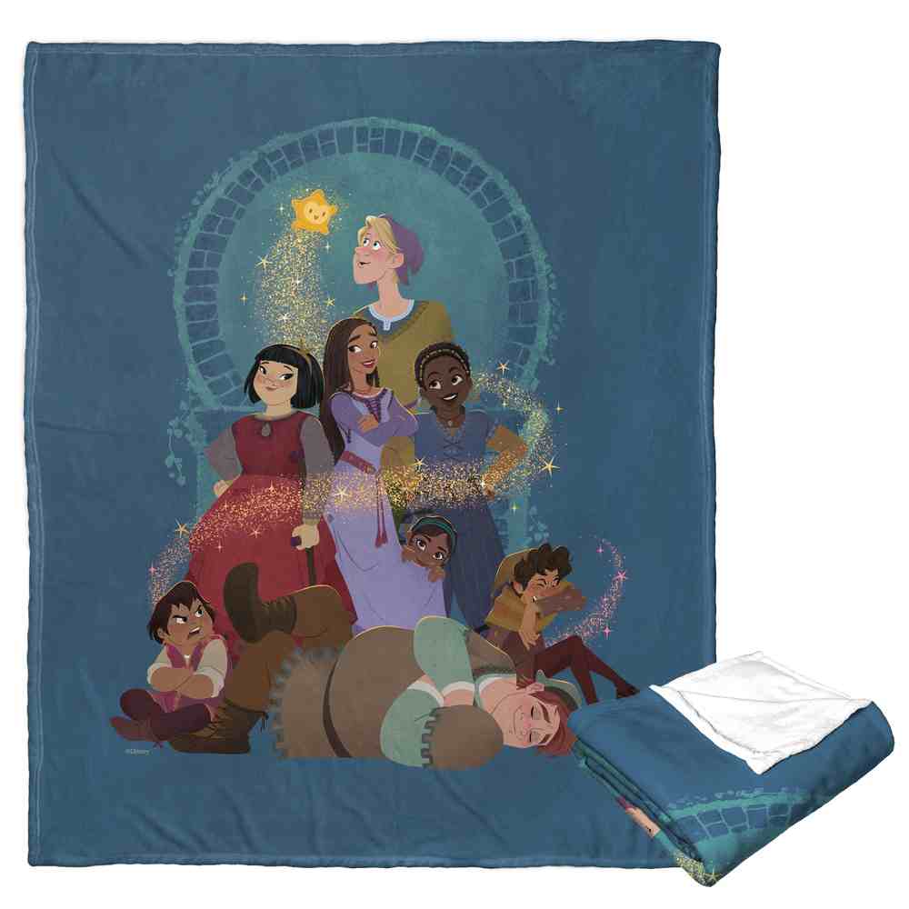 Disney Wish Teen Squad Silk Touch Throw Blanket 50x60 Inches