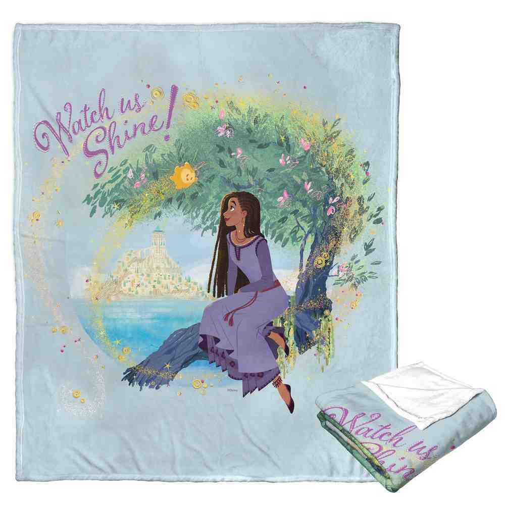 Disney Wish The Bright Side Silk Touch Throw Blanket 50x60 Inches