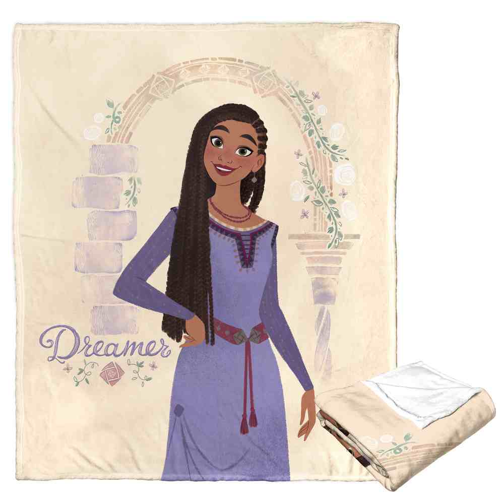 Disney Wish Wish Hope & Dream Silk Touch Throw Blanket 50x60 Inches