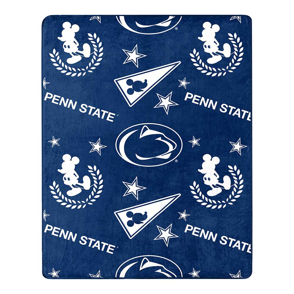 NCAA Penn State Nittany Lions Pennant Mickey Hugger Pillow & Silk Touch Throw Set