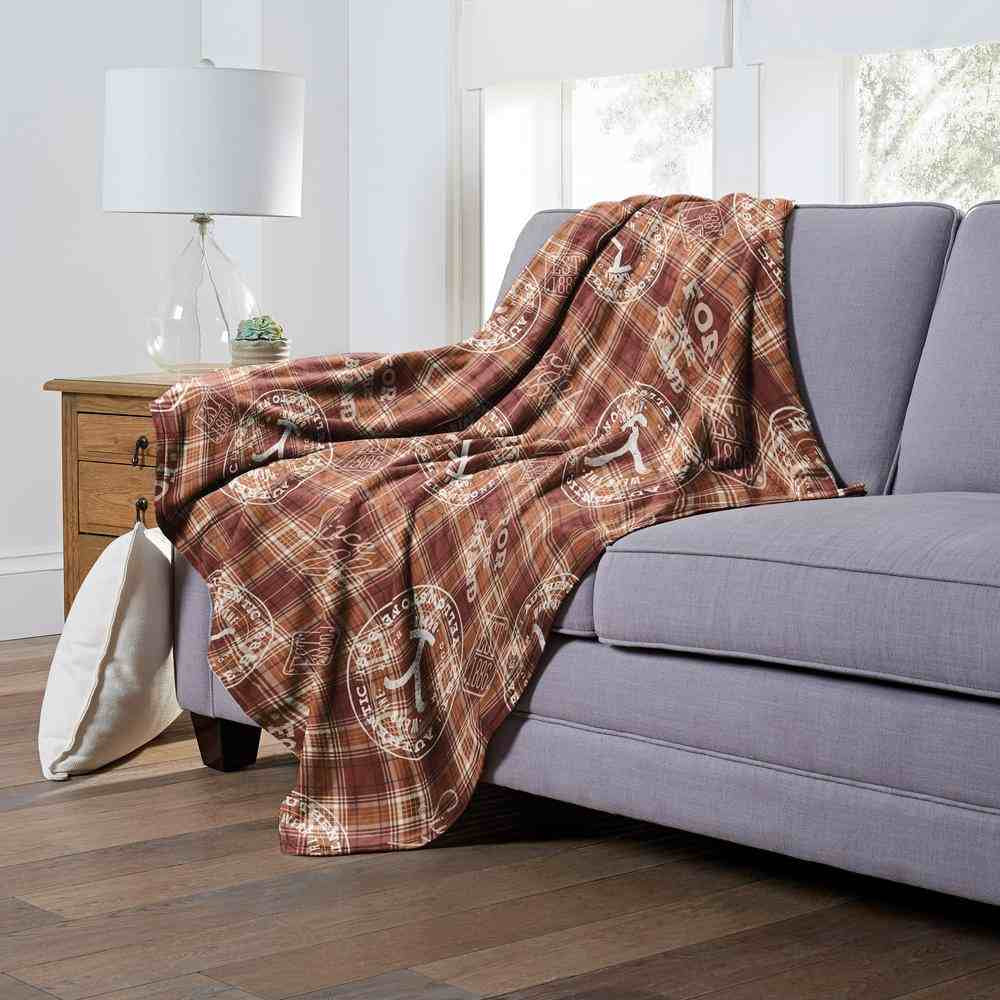 Paramount Yellowstone Cowboy Plaid Silk Touch Throw Blanket 50x70 Inches