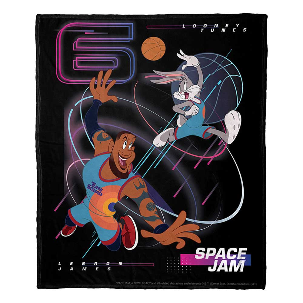 Warner Bros. Space Jam 2 Alley Oops Silk Touch Throw Blanket 50x60 Inches