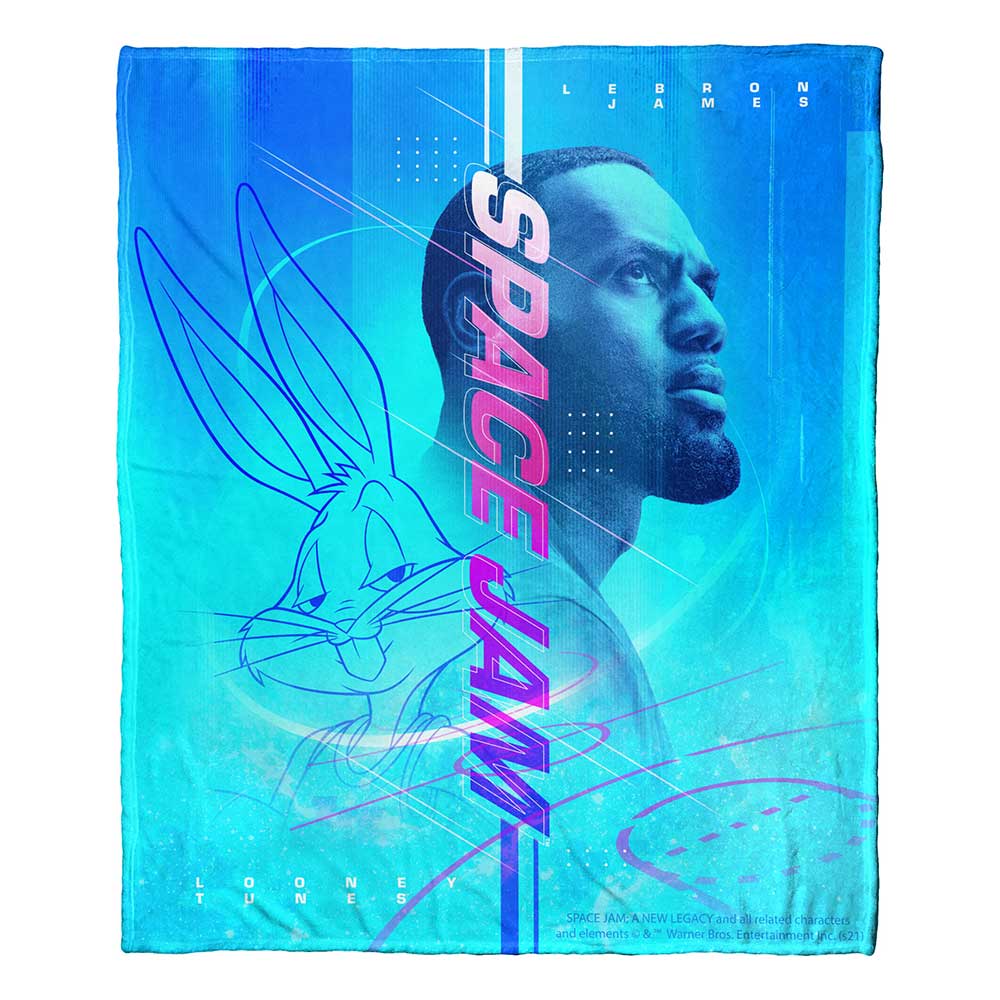 Warner Bros. Space Jam 2 Game On Silk Touch Throw Blanket 50x60 Inches