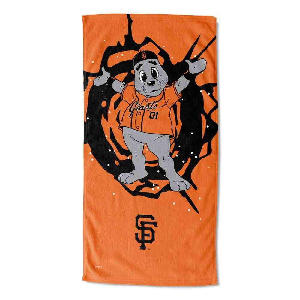 MLB San Francisco Giants Mascot Beach Towel 30x60 Inches