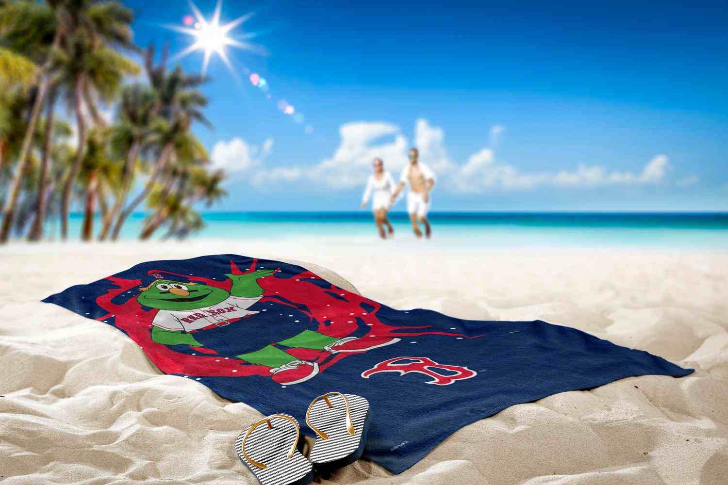 MLB Boston Red Sox Mascot Beach Towel 30x60 Inches