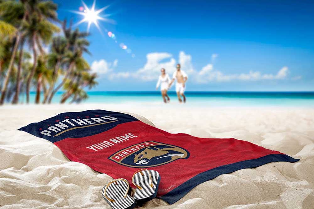 NHL Florida Panthers Beach Towel 30x60 Inches