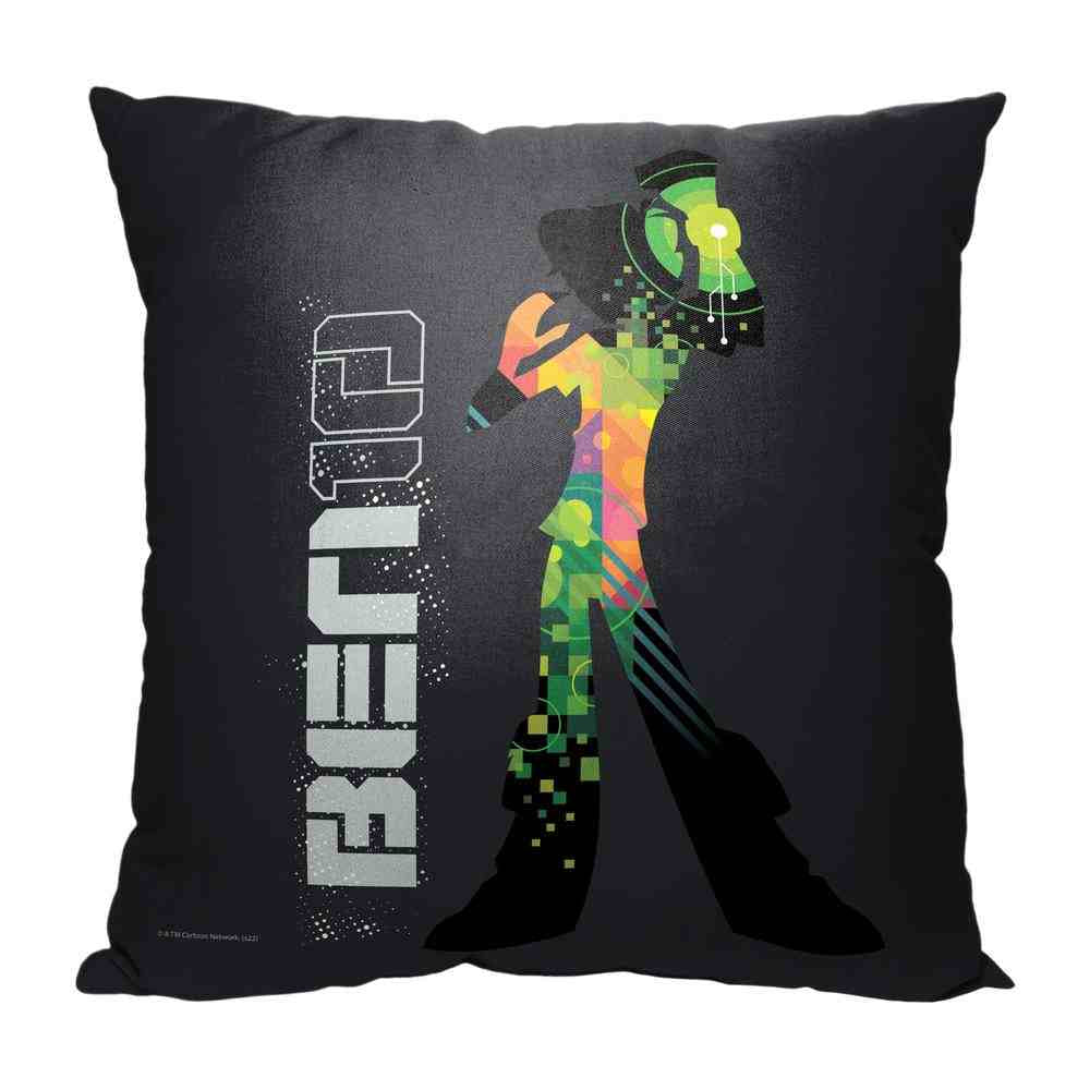 Cartoon Network Ben 10 Ben Silhouette Throw Pillow 18x18 Inches