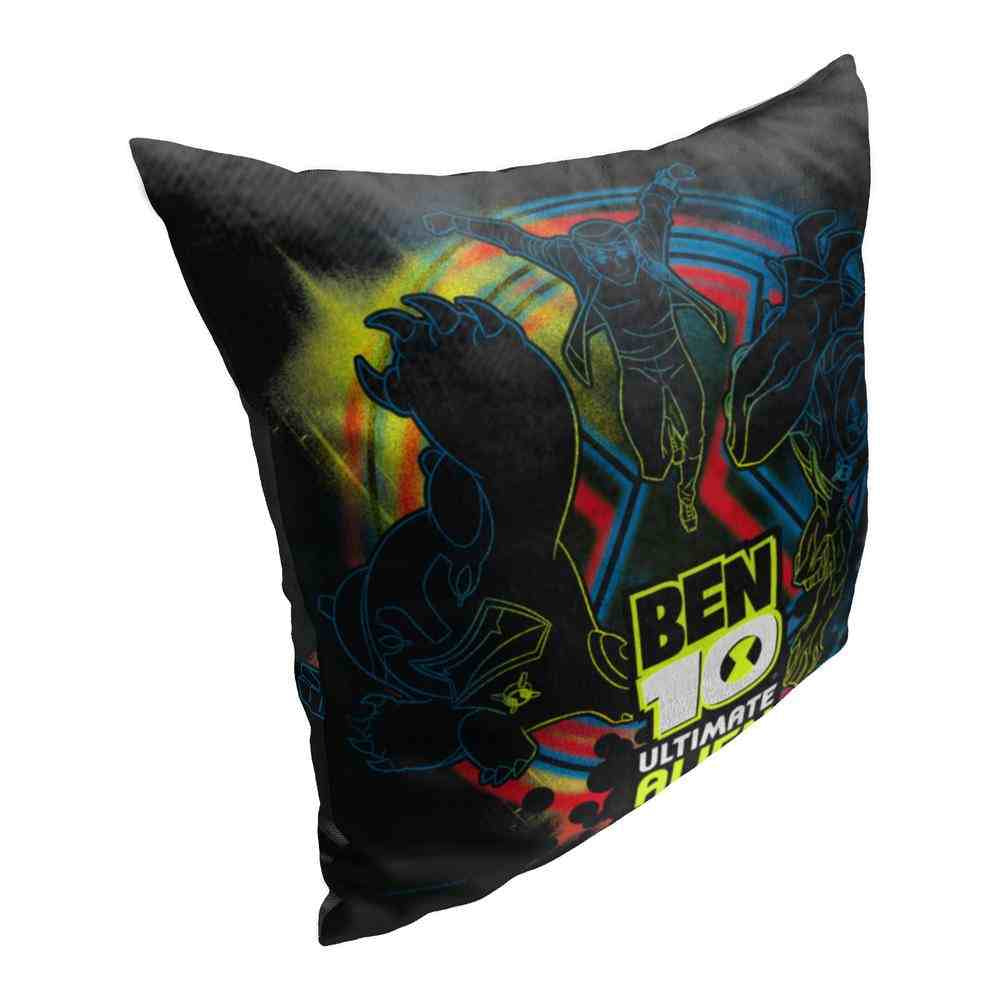 Cartoon Network Ben 10 Graffiti Ben Throw Pillow 18x18 Inches