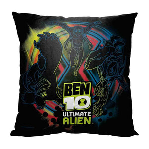 Cartoon Network Ben 10 Graffiti Ben Throw Pillow 18x18 Inches