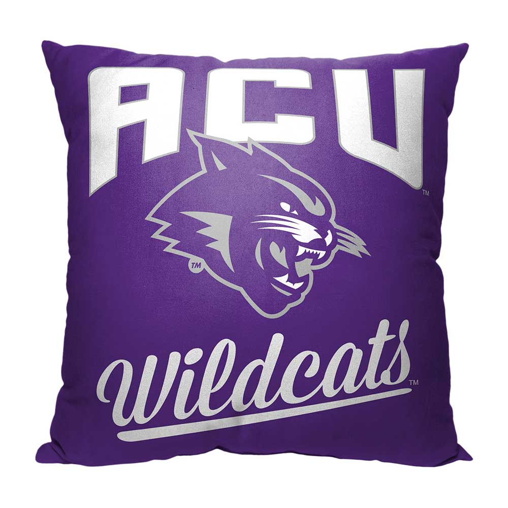 NCAA Abilene Christian Wildcats Alumni Throw Pillow 18x18 Inches
