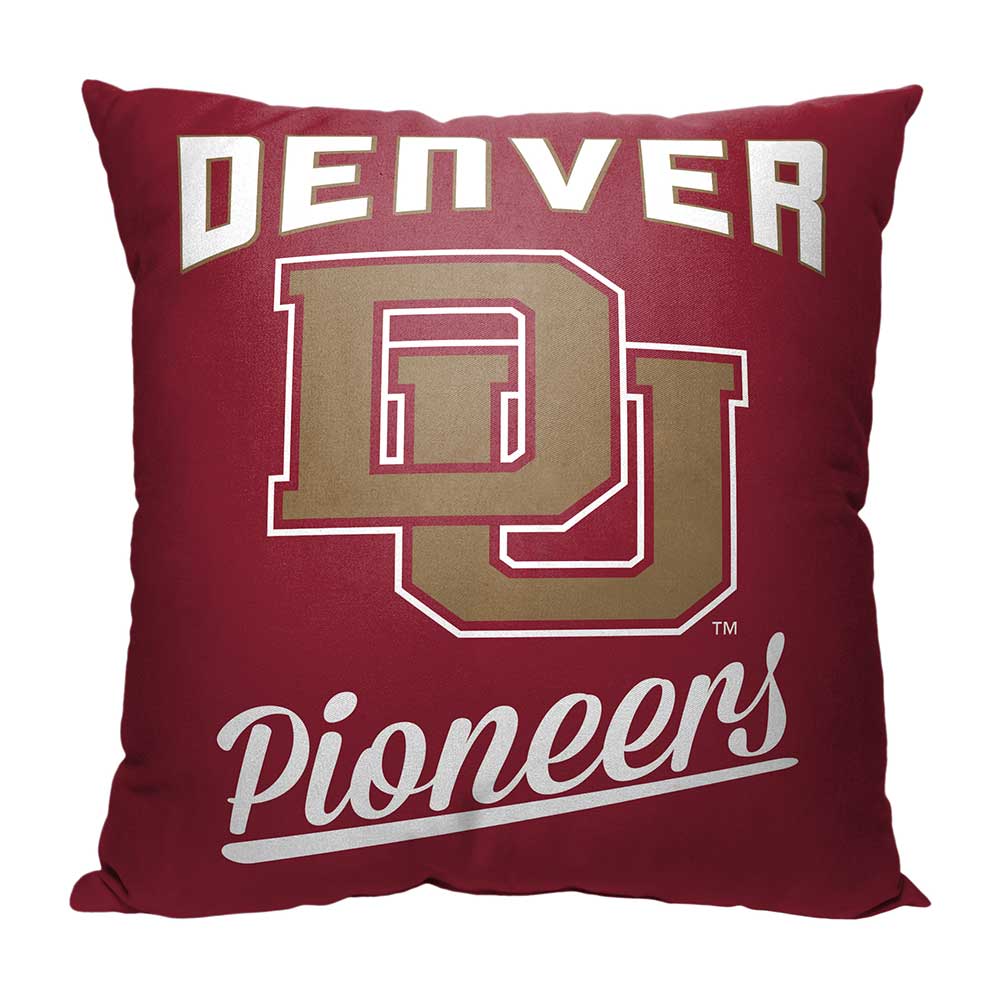 NCAA Denver Pioneers Alumni Throw Pillow 18x18 Inches