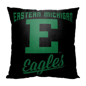 NCAA Eastern Michigan Eagles Alumni Throw Pillow 18x18 Inches