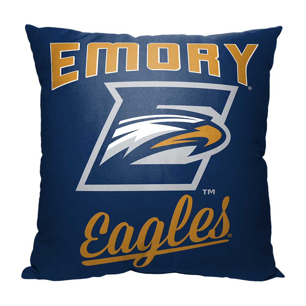 NCAA Emory Eagles Alumni Throw Pillow 18x18 Inches