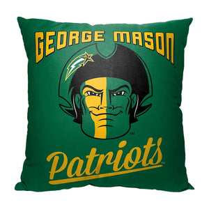 NCAA George Mason Patriots Alumni Throw Pillow 18x18 Inches