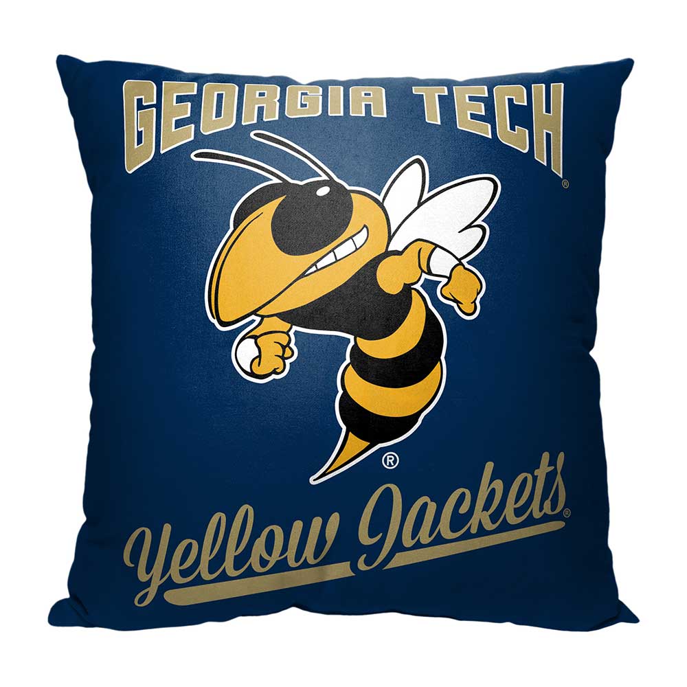 NCAA Georgia Tech Yellow Jackets Alumni Throw Pillow 18x18 Inches