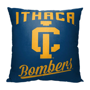 NCAA Ithaca College Bombers Alumni Throw Pillow 18x18 Inches