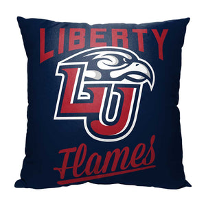 NCAA Liberty Flames Alumni Throw Pillow 18x18 Inches