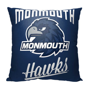 NCAA Monmouth Hawks Alumni Throw Pillow 18x18 Inches