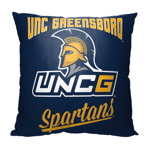 NCAA UNC Greensboro Spartans Alumni Throw Pillow 18x18 Inches