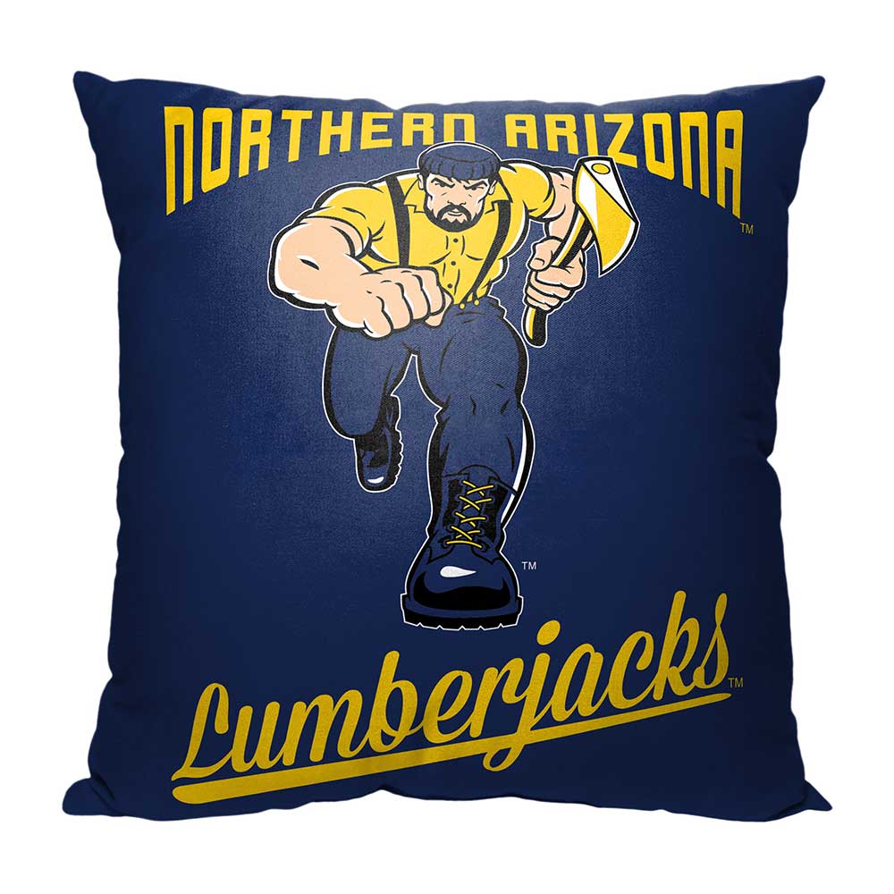 NCAA Northern Arizona Lumberjacks Alumni Throw Pillow 18x18 Inches