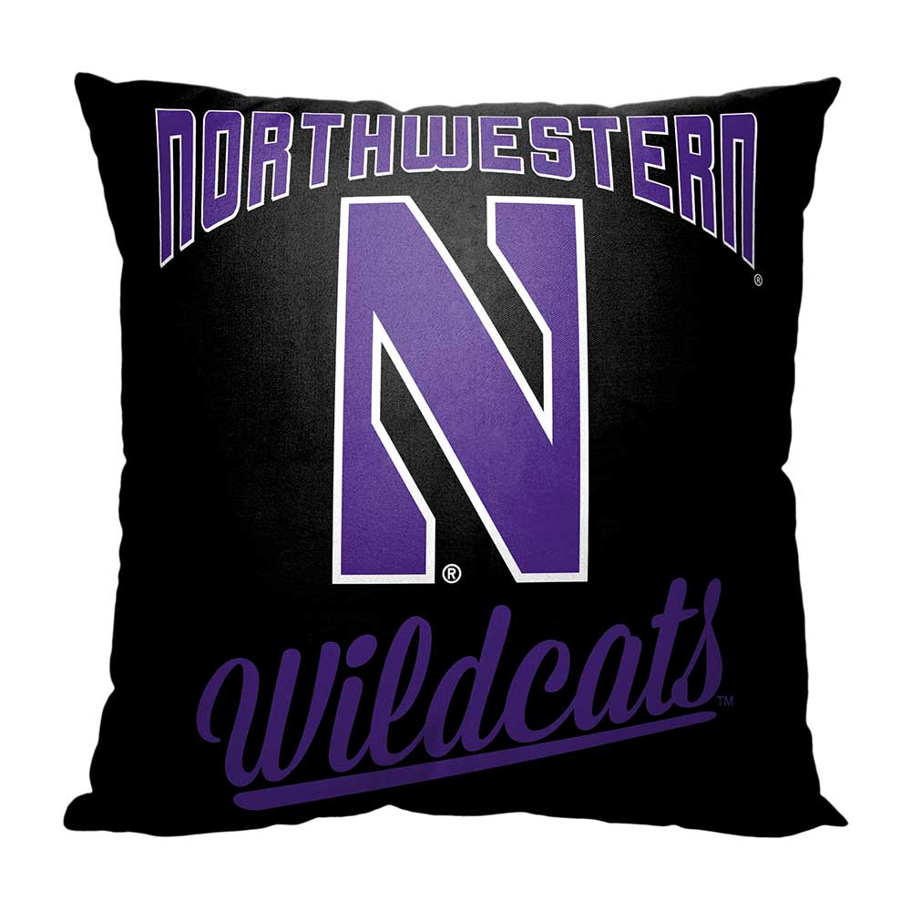 NCAA Northwestern Wildcats Alumni Throw Pillow 18x18 Inches