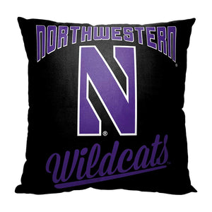 NCAA Northwestern Wildcats Alumni Throw Pillow 18x18 Inches