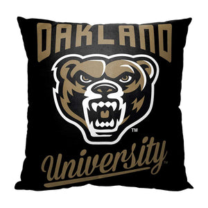 NCAA Oakland Alumni Throw Pillow 18x18 Inches