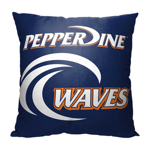 NCAA Pepperdine Waves Alumni Throw Pillow 18x18 Inches