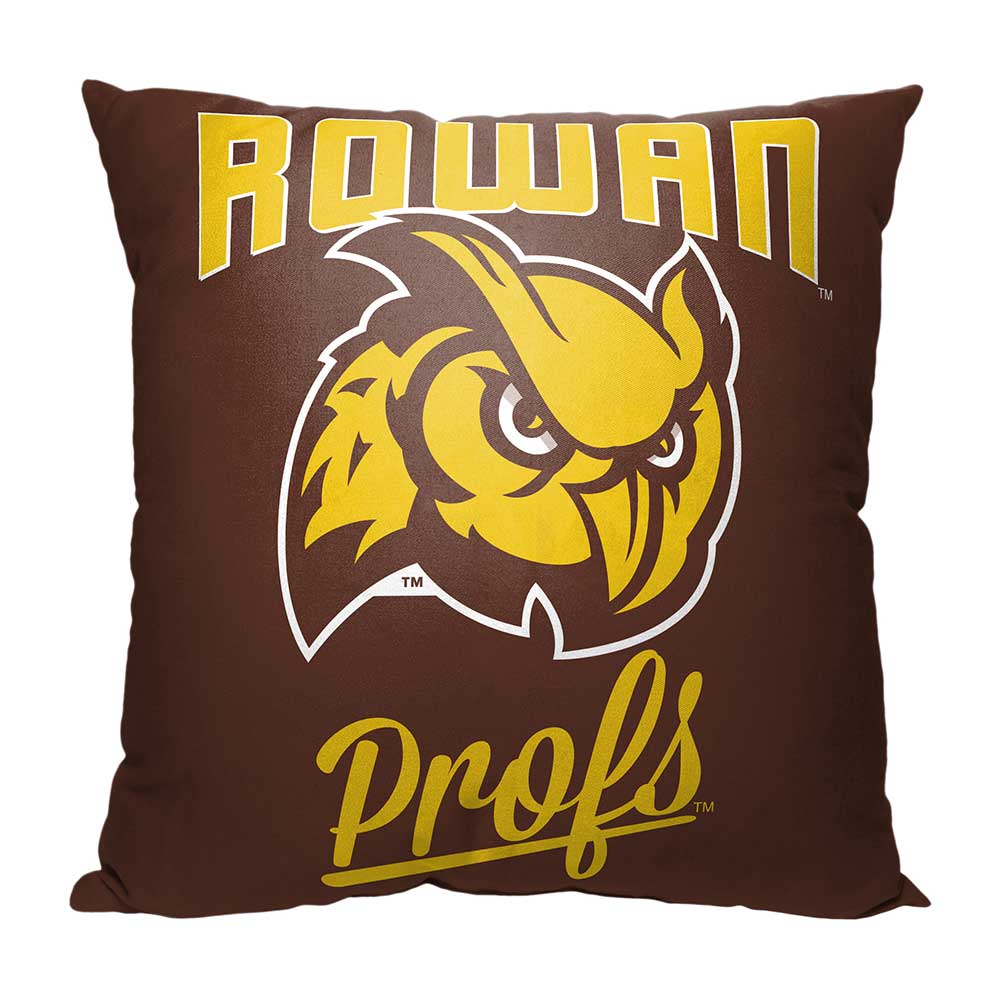 NCAA Rowan Prols Alumni Throw Pillow 18x18 Inches