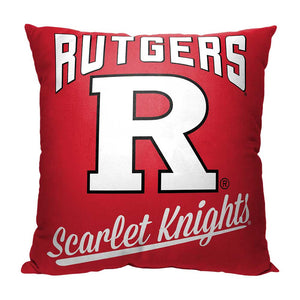 NCAA Rutgers Scarlet Knights Alumni Throw Pillow 18x18 Inches