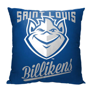 NCAA Saint Louis Billikens Alumni Throw Pillow 18x18 Inches