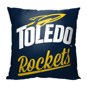 NCAA Toledo Rockets Alumni Throw Pillow 18x18 Inches