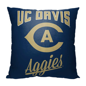 NCAA UC Davis Aggies Alumni Throw Pillow 18x18 Inches