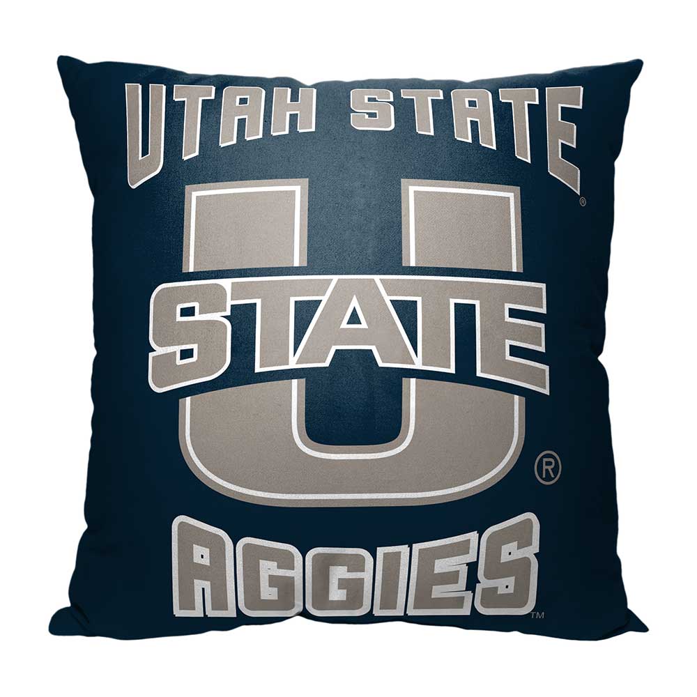 NCAA Utah State Aggies Alumni Throw Pillow 18x18 Inches