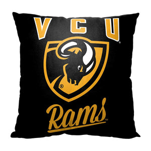 NCAA VCU Rams Alumni Throw Pillow 18x18 Inches