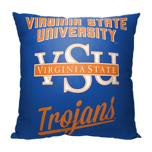 NCAA Virginia State Trojans Alumni Throw Pillow 18x18 Inches