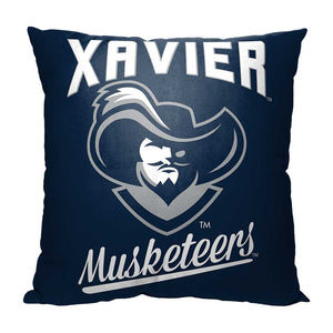 NCAA Xavier Musketeers Alumni Throw Pillow 18x18 Inches