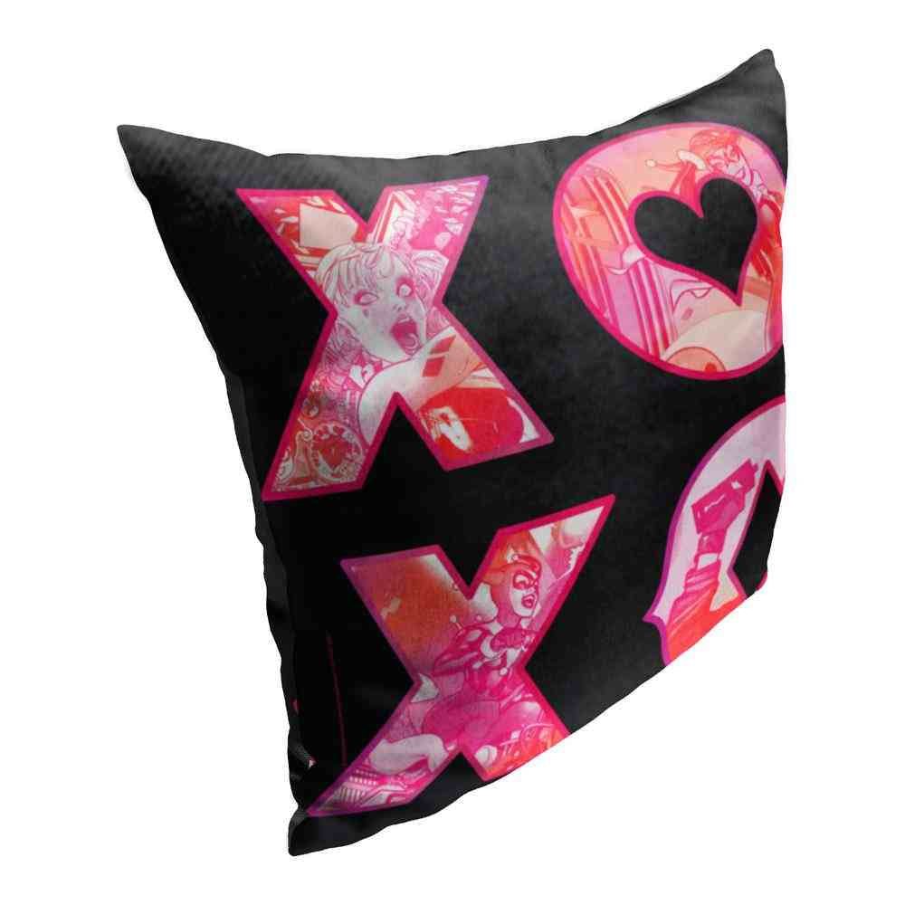 Warner Bros. Batman Xoxo Harley Throw Pillow 18x18 Inches