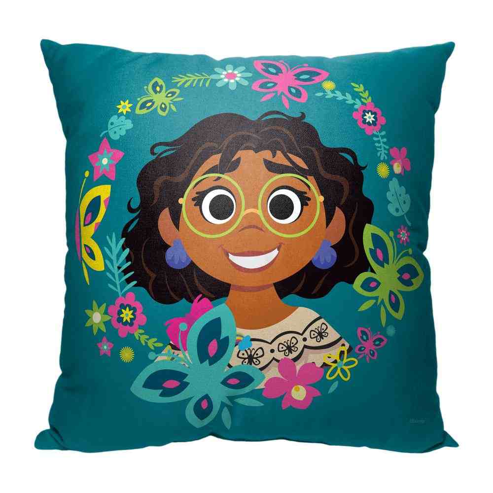 Disney Encanto What About Mirabel Throw Pillow 18x18 Inches