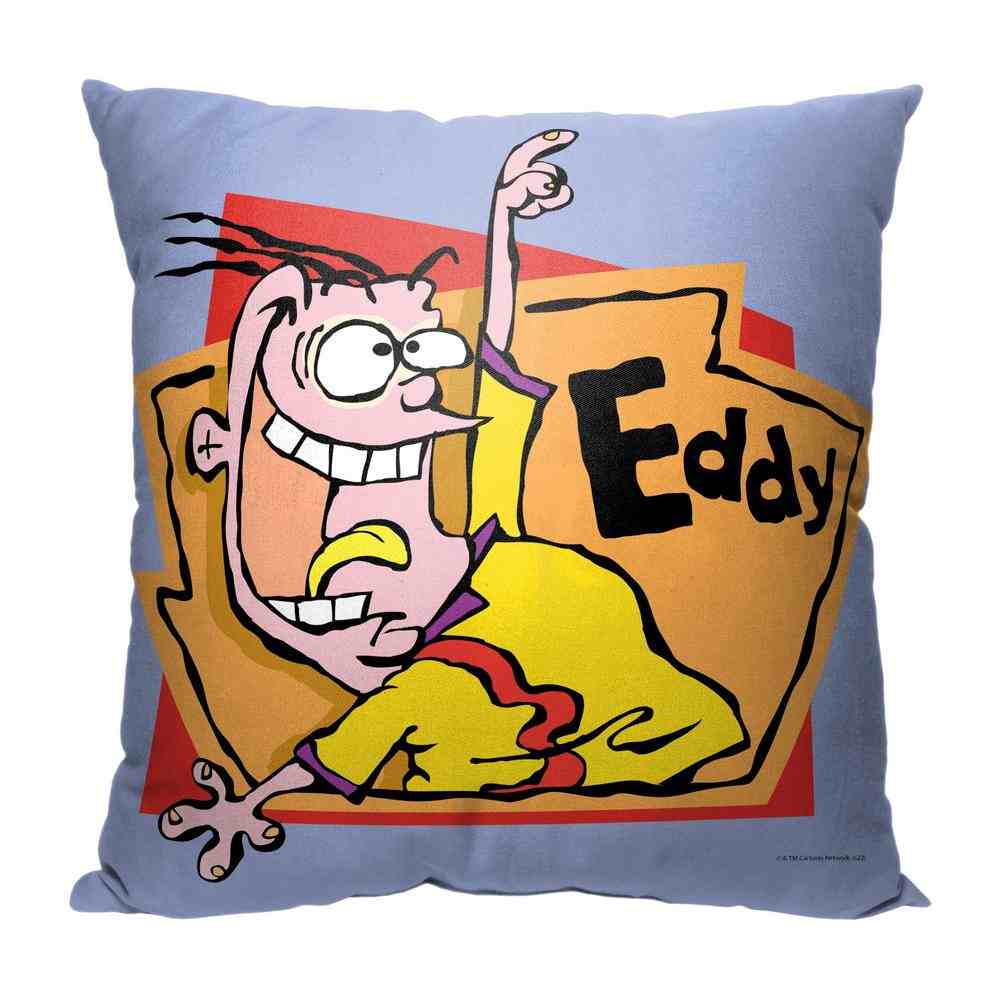 Cartoon Network Ed Edd N Eddy Eddy Throw Pillow 18x18 Inches