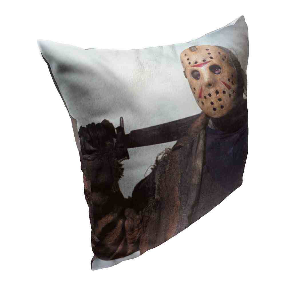 Warner Bros. Friday the 13th Stalking Killer Throw Pillow 18x18 Inches