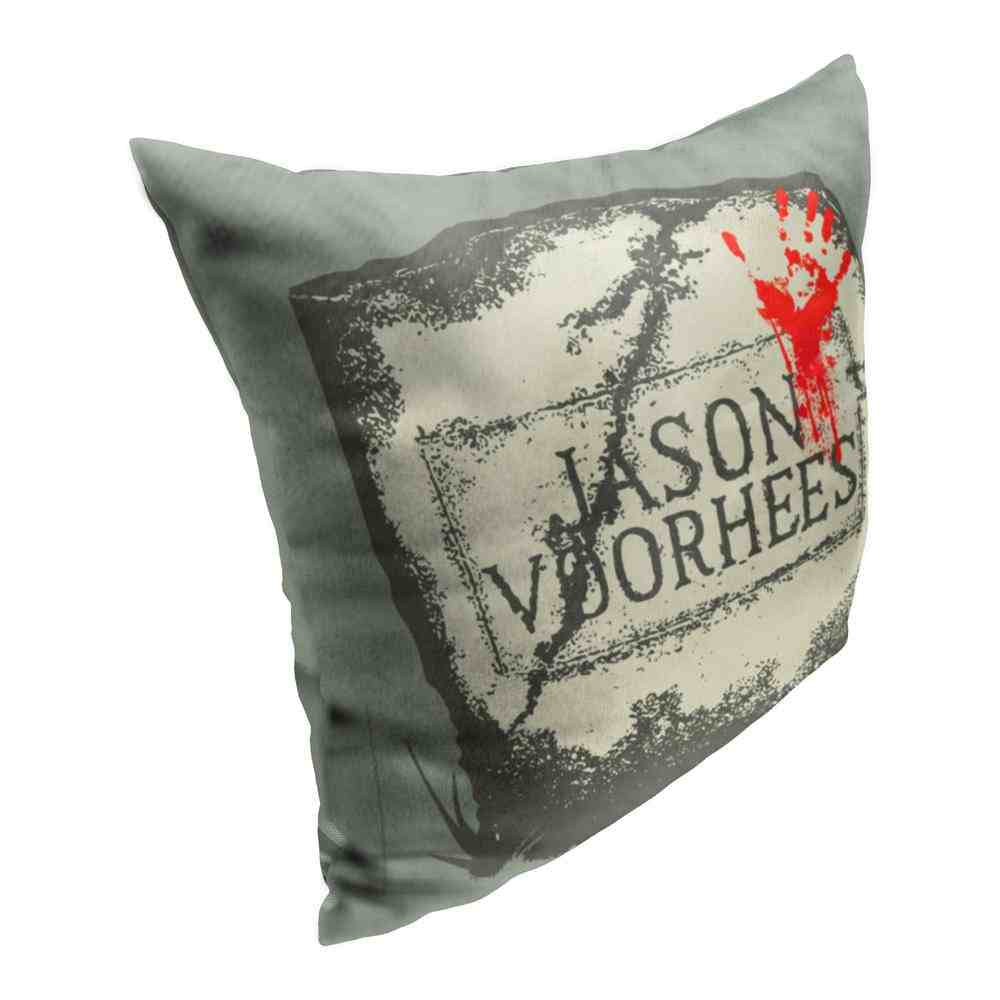 Warner Bros. Friday the 13th Voorhees Grave Throw Pillow 18x18 Inches